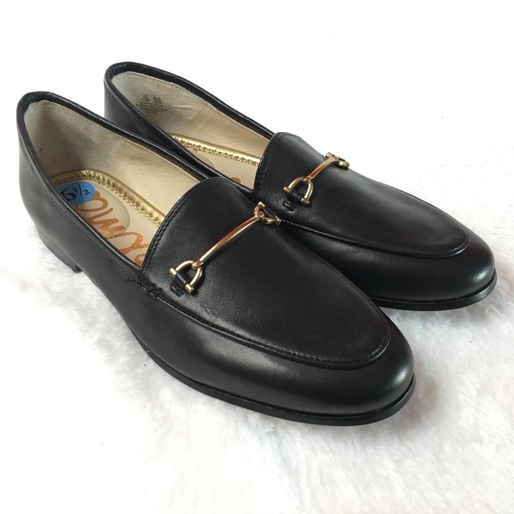Sam Edelman Black Lucie Premium Leather Loafers